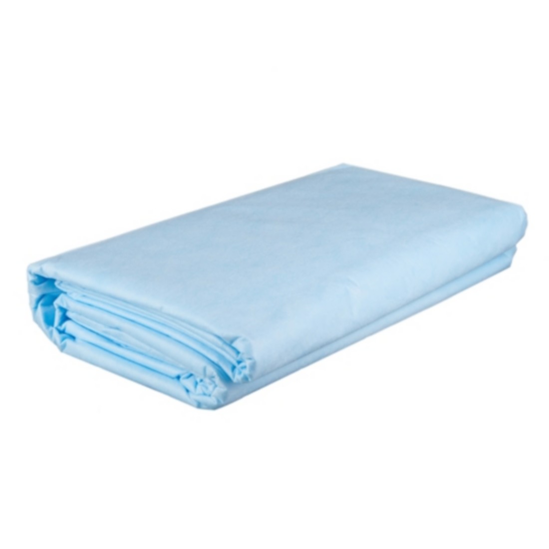 Простыня 70*80 пачка SMS 20 Премиум голубой 20 шт